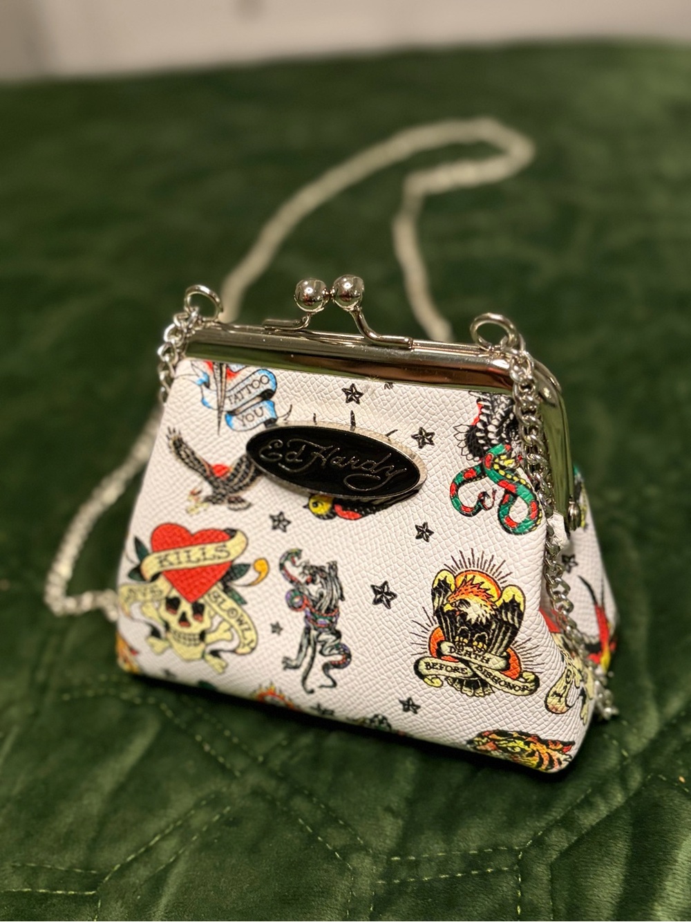 ED HARDY small purse❤️‍🔥☠️🌹